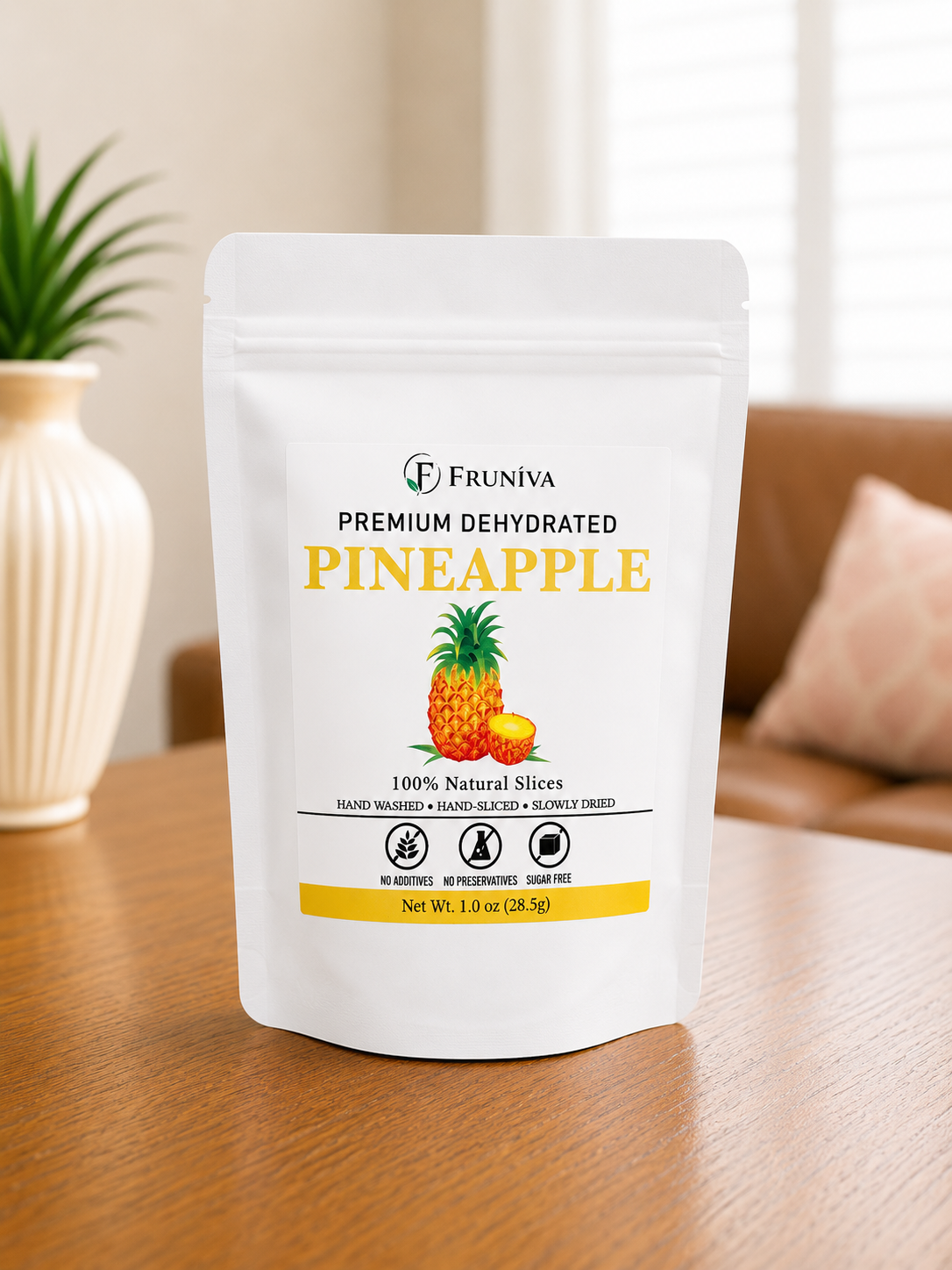 Premium Dehydrated Pineapple | 100% Natural | No Added Sugar