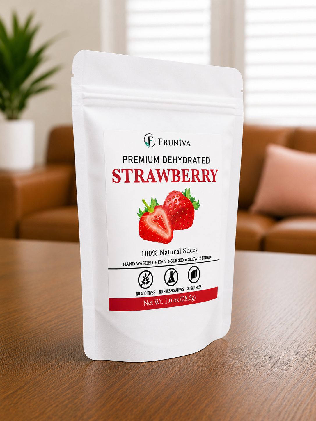Premium Dehydrated Strawberry-No Sugar Added Healthy Snack
