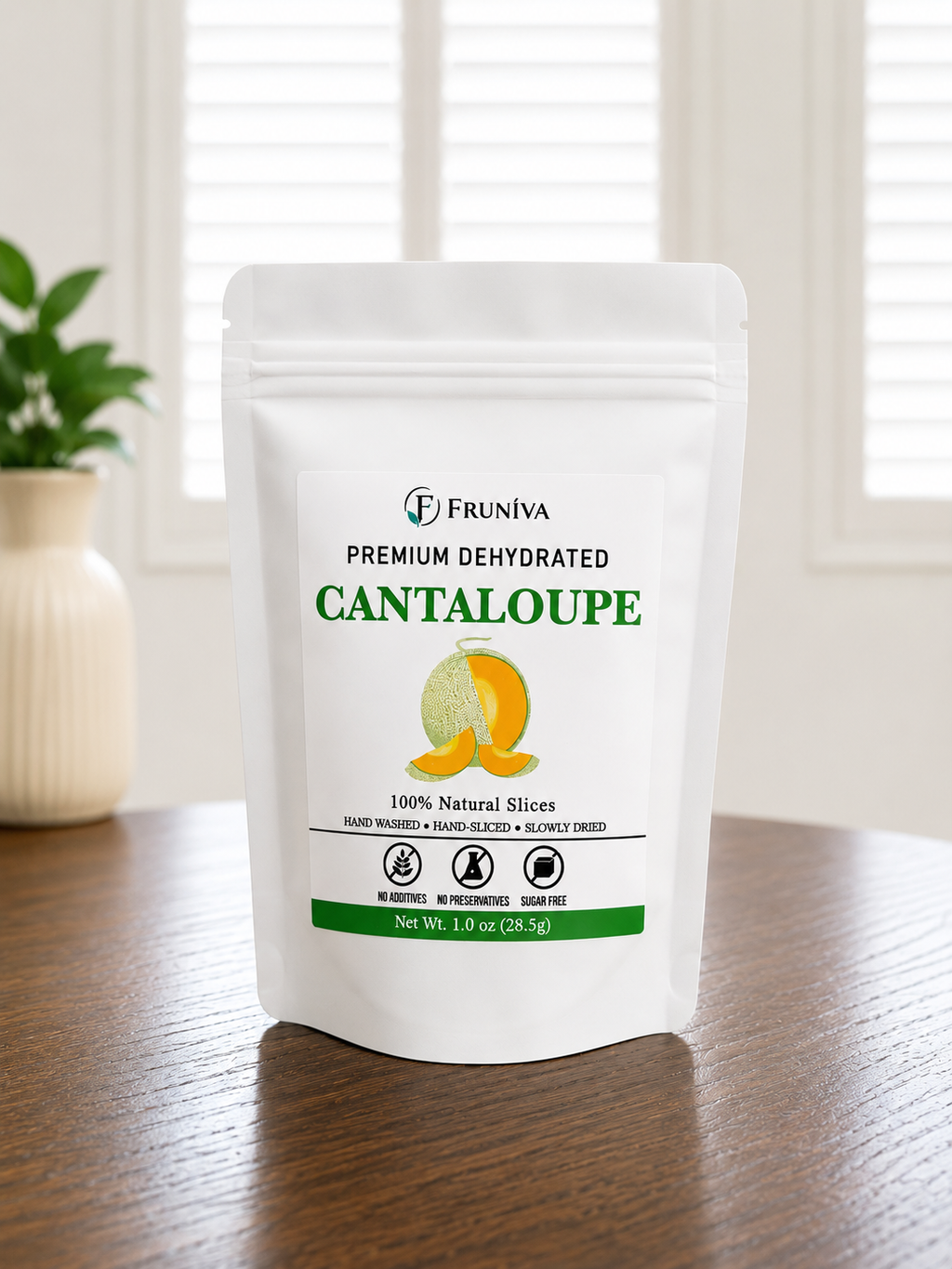 Premium Dehydrated Cantaloupe | 100% Natural | No Added Sugar