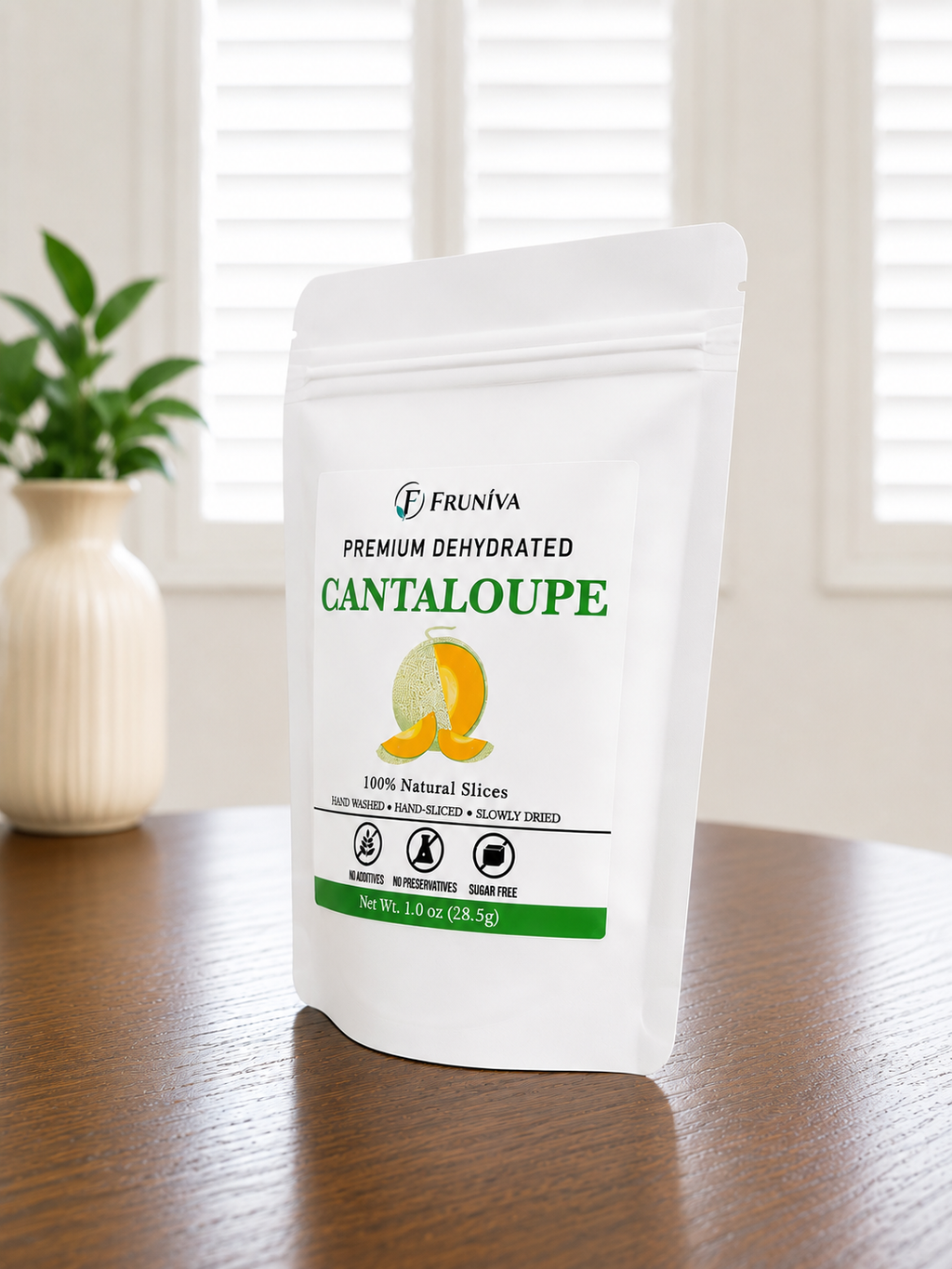 Premium Dehydrated Cantaloupe | 100% Natural | No Added Sugar
