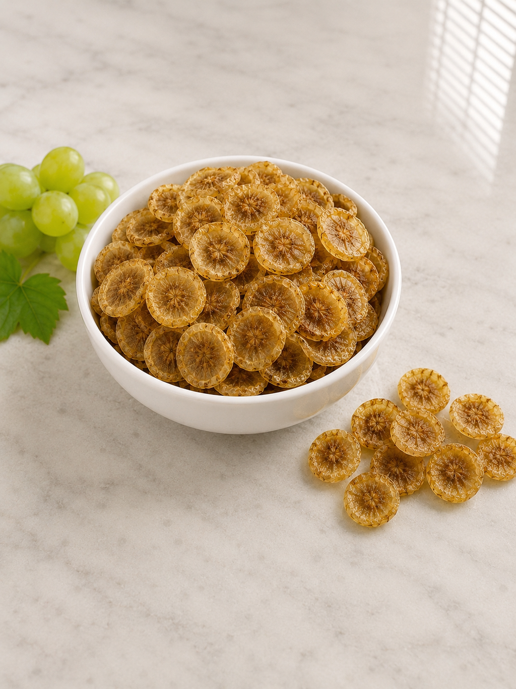 Premium Dehydrated Green Grape - No Sugar Added Healthy Snack