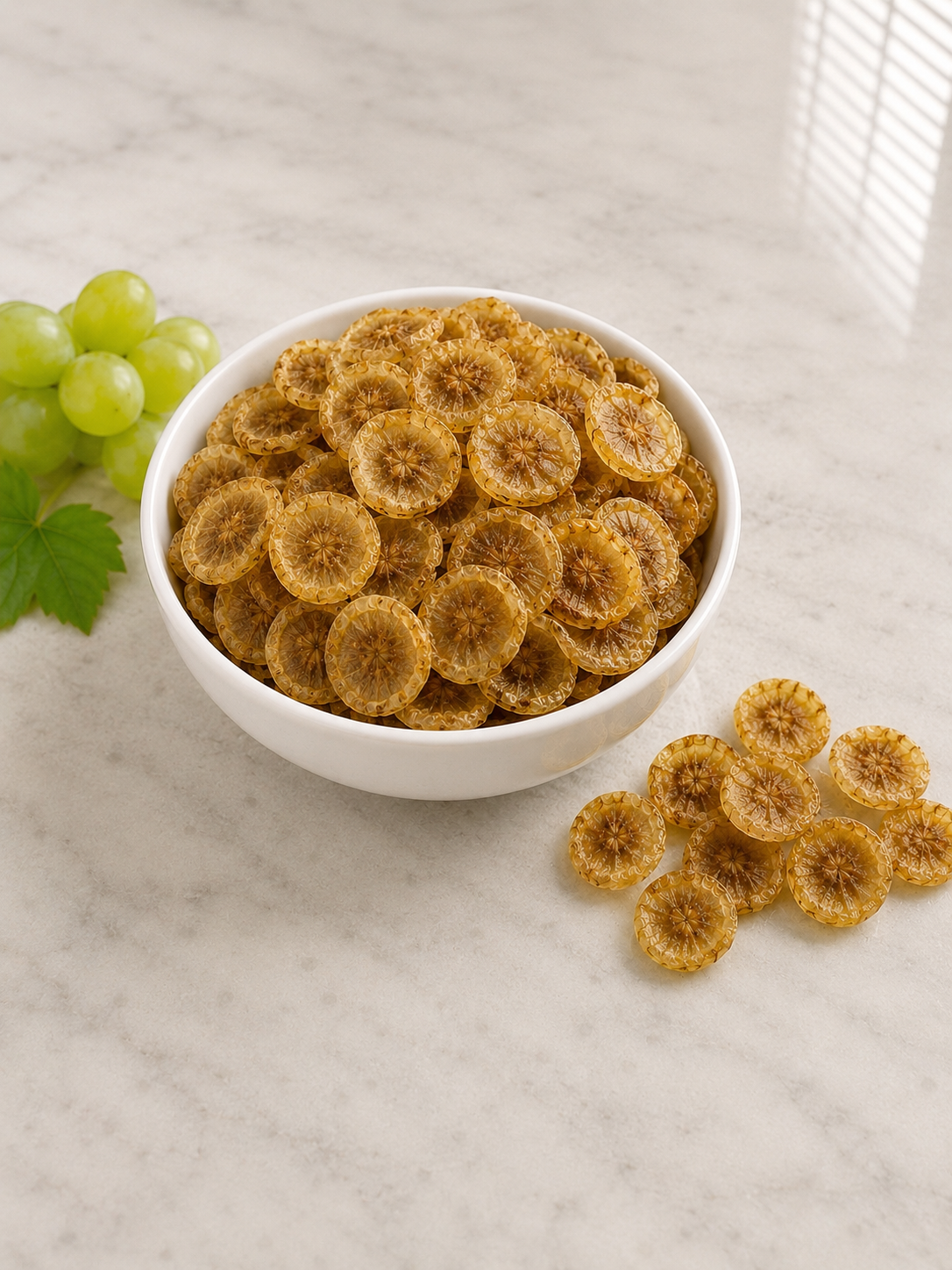 Premium Dehydrated Green Grape - No Sugar Added Healthy Snack