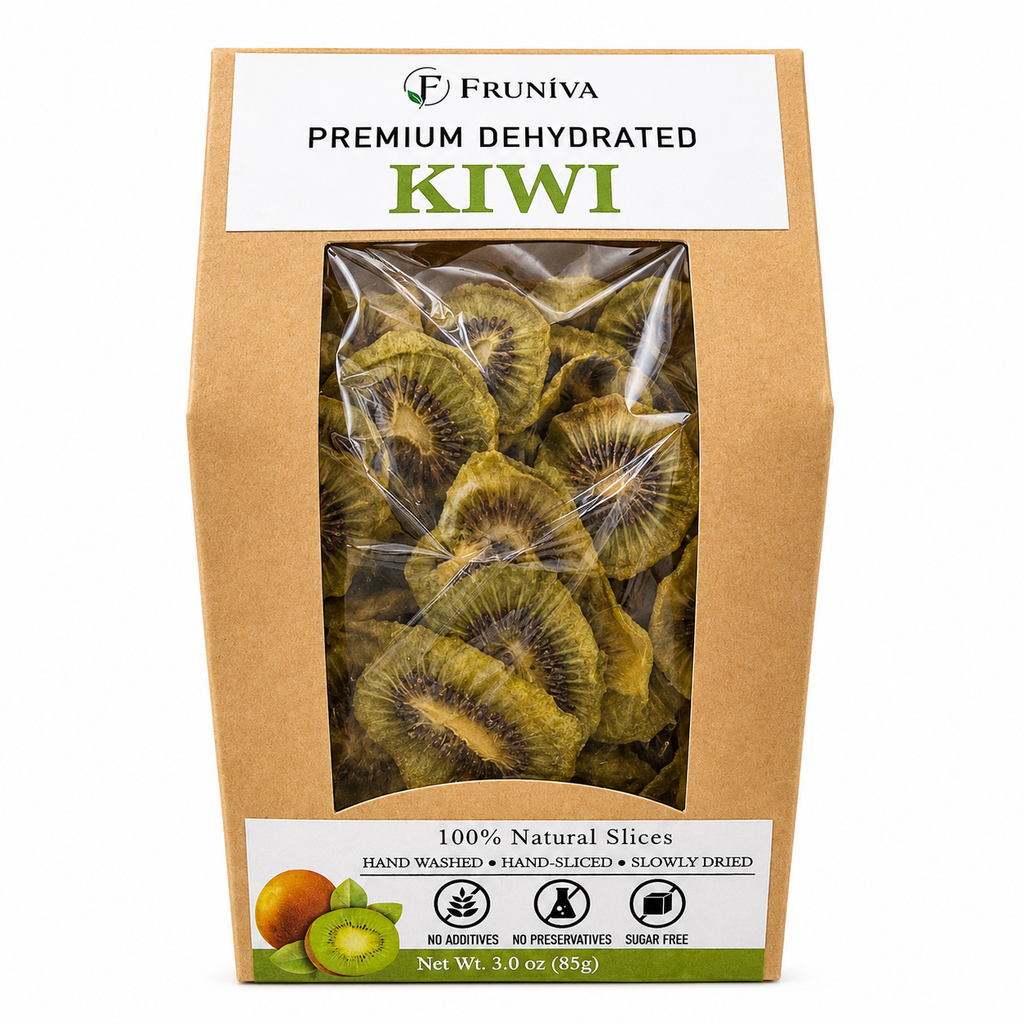 Premium Dehydrated Kiwi - No Sugar Added Healthy Snack