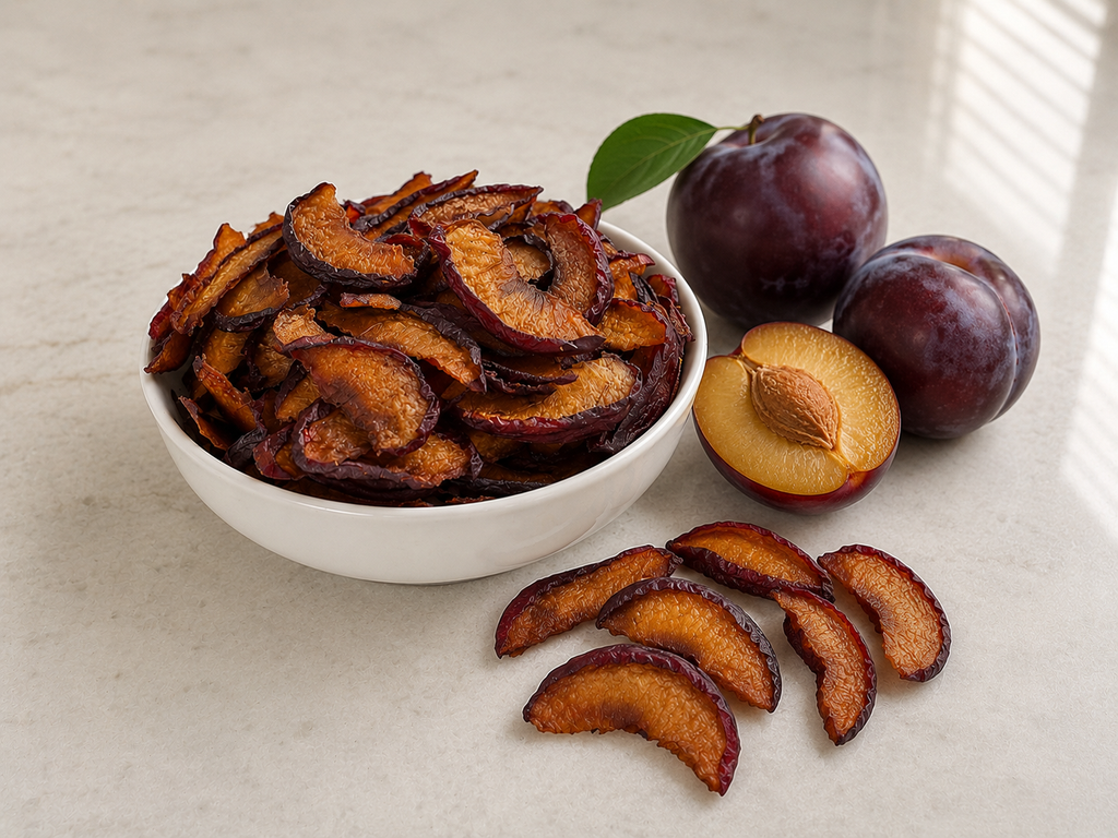 Premium Dehydrated Plum - No Sugar Added Healthy Snack